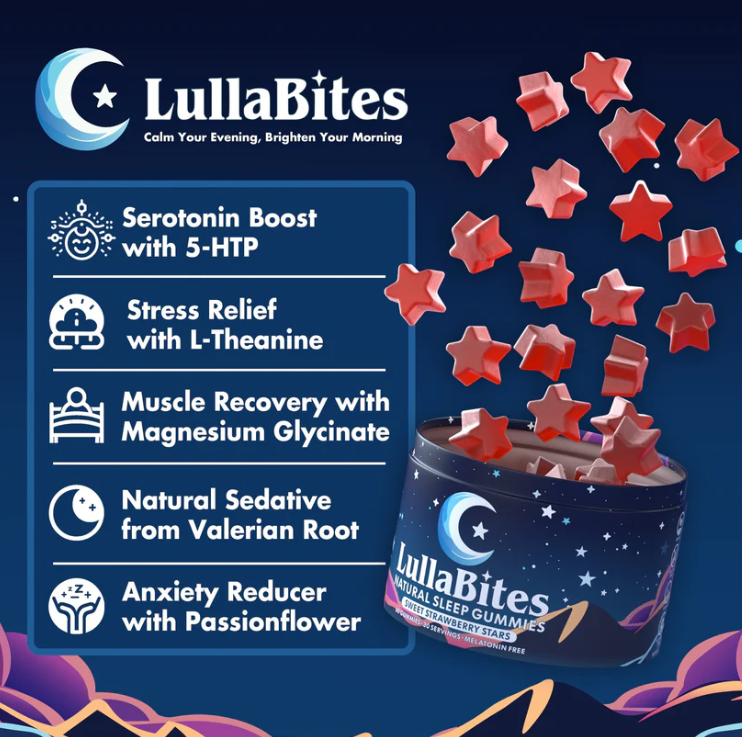 LullaBites Natural Sleep Gummies